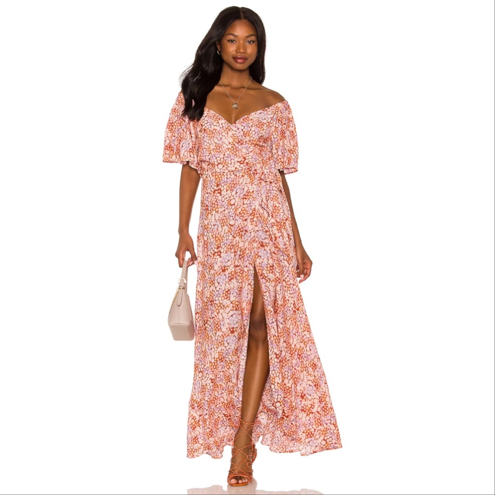 L*Space Panama Wrap Maxi Dress